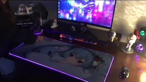 Large Computer Gaming RGB Backlight Mouse Mat