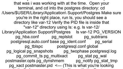 How do I fix stale postmasterpid file on Postgres