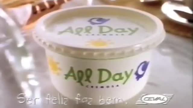 Comercial Margarina All Day - 1997