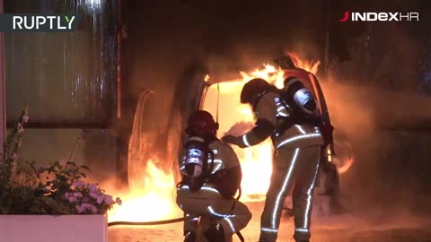 Kombijem se zabio u zgradu lista De Telegraaf