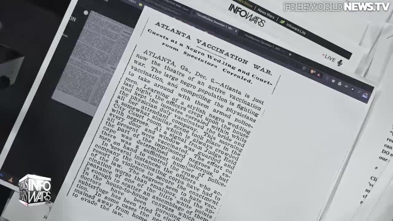 Police Forcibly Vaxxed African Americans