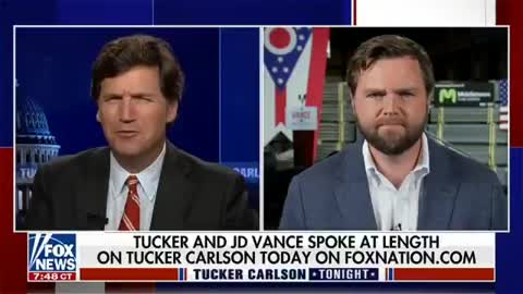 JD Vance tells Tucker Carlson Why He's Running for U.S. Senate