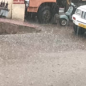 Storm with Rain in India