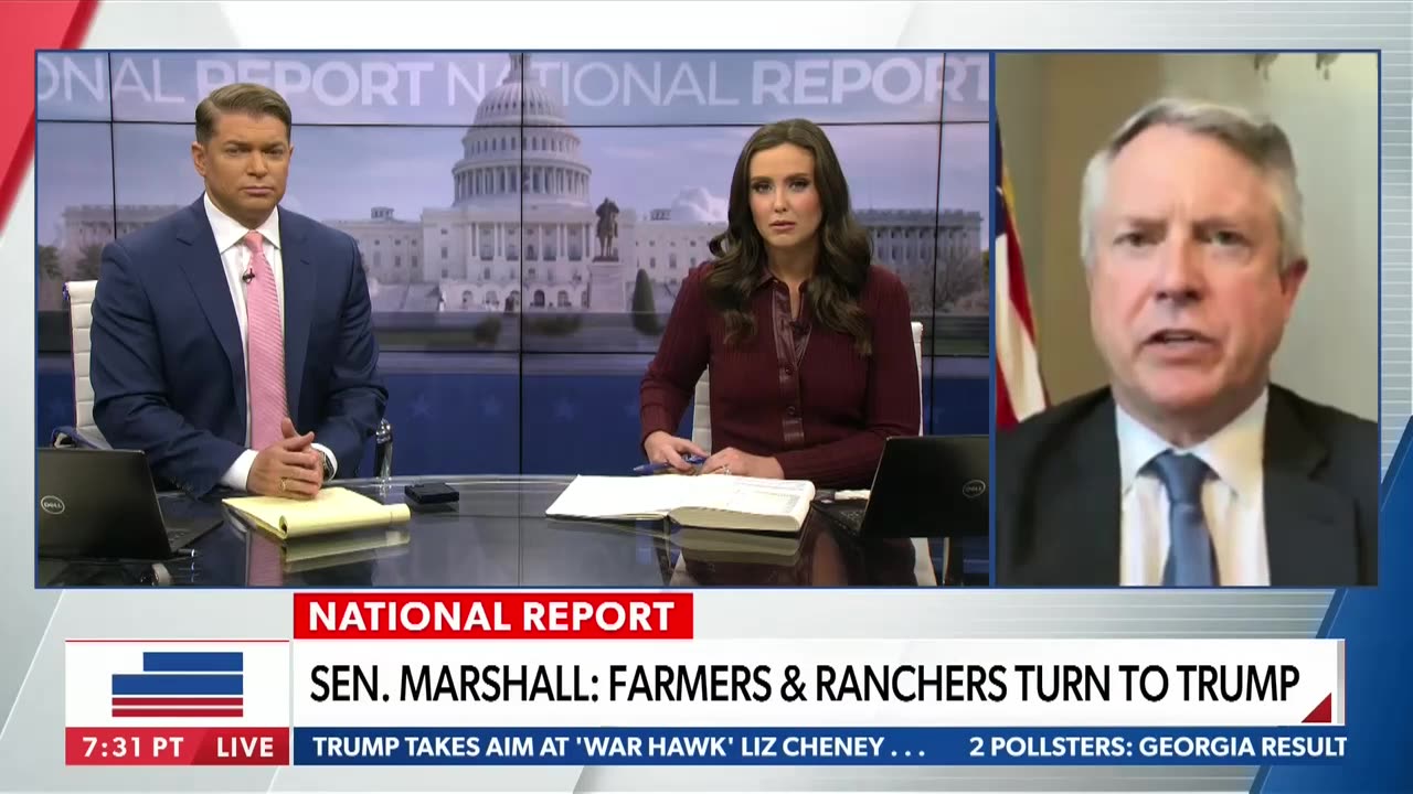 Sen. Roger Marshall on Newsmax: Kamala Harris has sidelined American Agriculture