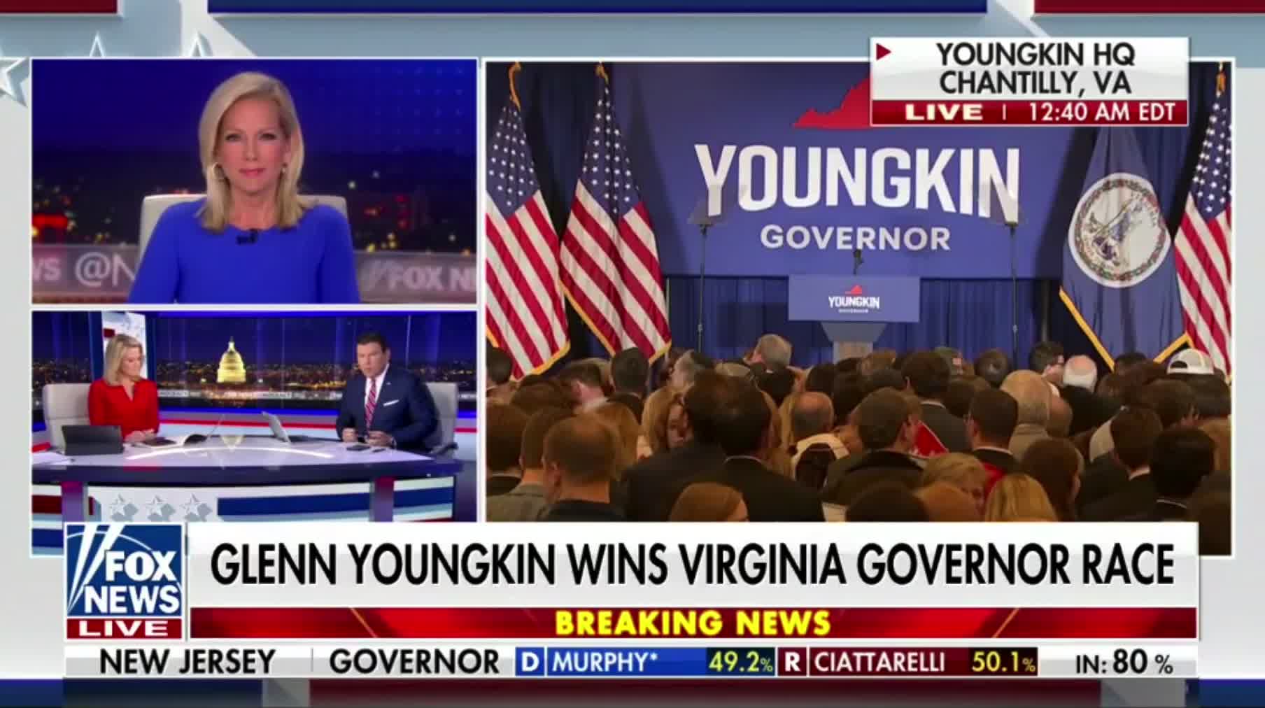 Fox News has declared Glenn Youngkin the next Governor of Virginia