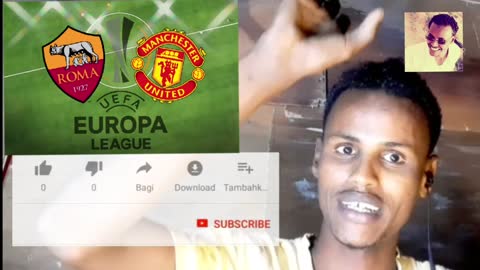 Man united 6-2roma make funy video