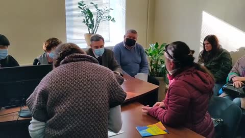 Украина, г. Киев. У омбудсмена (ч.25). Акция Л. Гончаренко - у Уполномоченной по правам человека