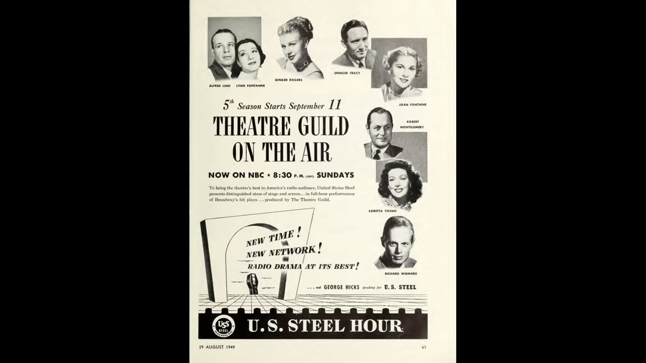 Theater Guild On Air - Sept. 9, 1945 - "Wings Over Europe"