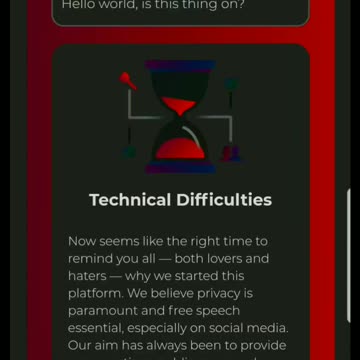 Just sharing Parler.com give a fact check warning