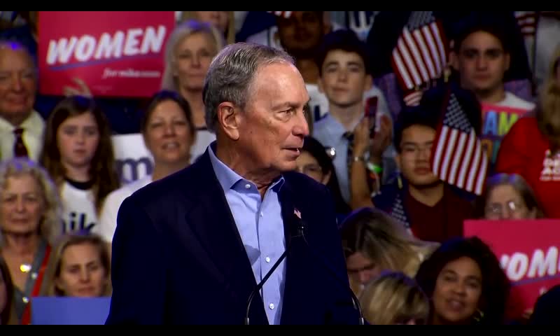 Michael Bloomberg victory speech