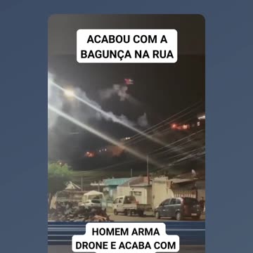 DRONE SINISTRO ACABA COM O BAILE FUNK NA RUA!