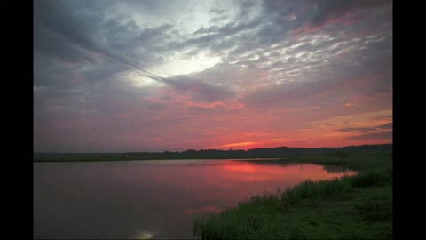 Timelapse nature, dawn