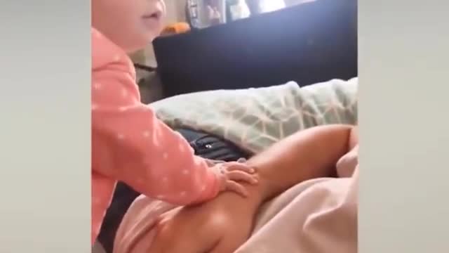 Babies having fun with their parents