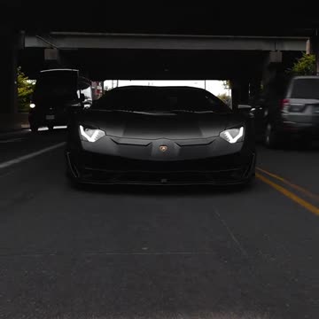Aventador SVJ #car #cars #supercar #supercars #lamborghini #aventador #svj #v12 #engine #black