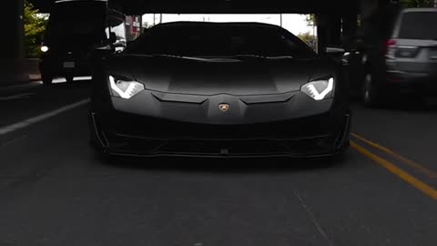 Aventador SVJ #car #cars #supercar #supercars #lamborghini #aventador #svj #v12 #engine #black