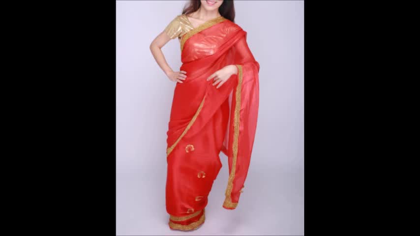 Indian Pakistani Dress Wedding Party Dress Sally For Women Clothing Red In Sari