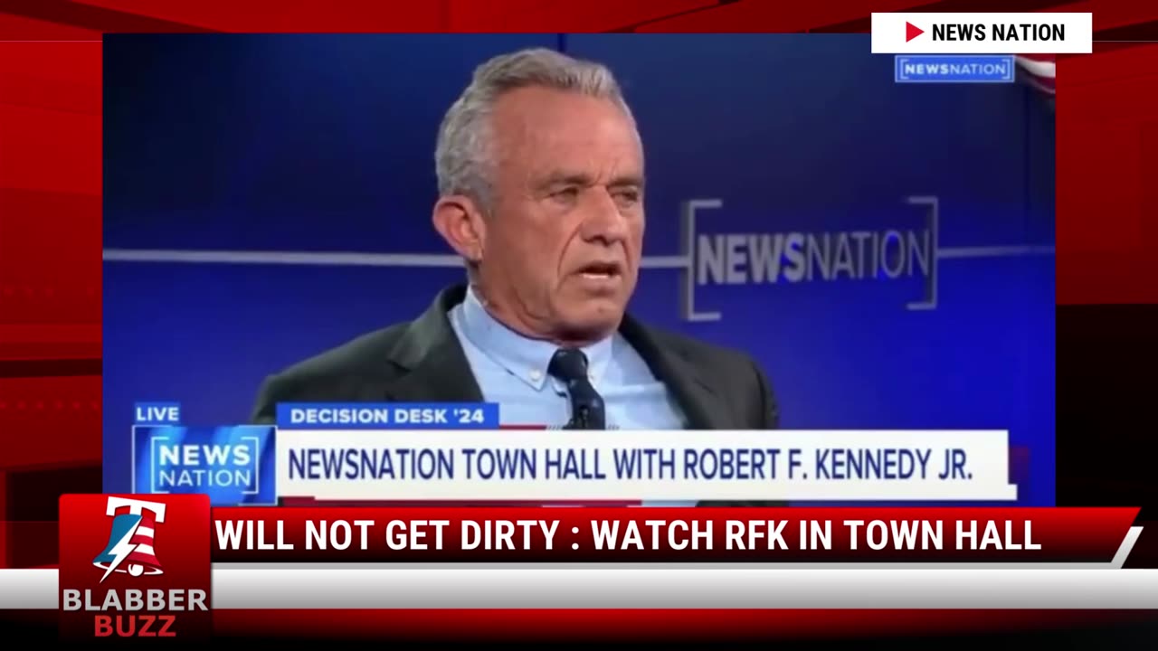 Will Not Get Dirty : Watch RFK In Town Hall