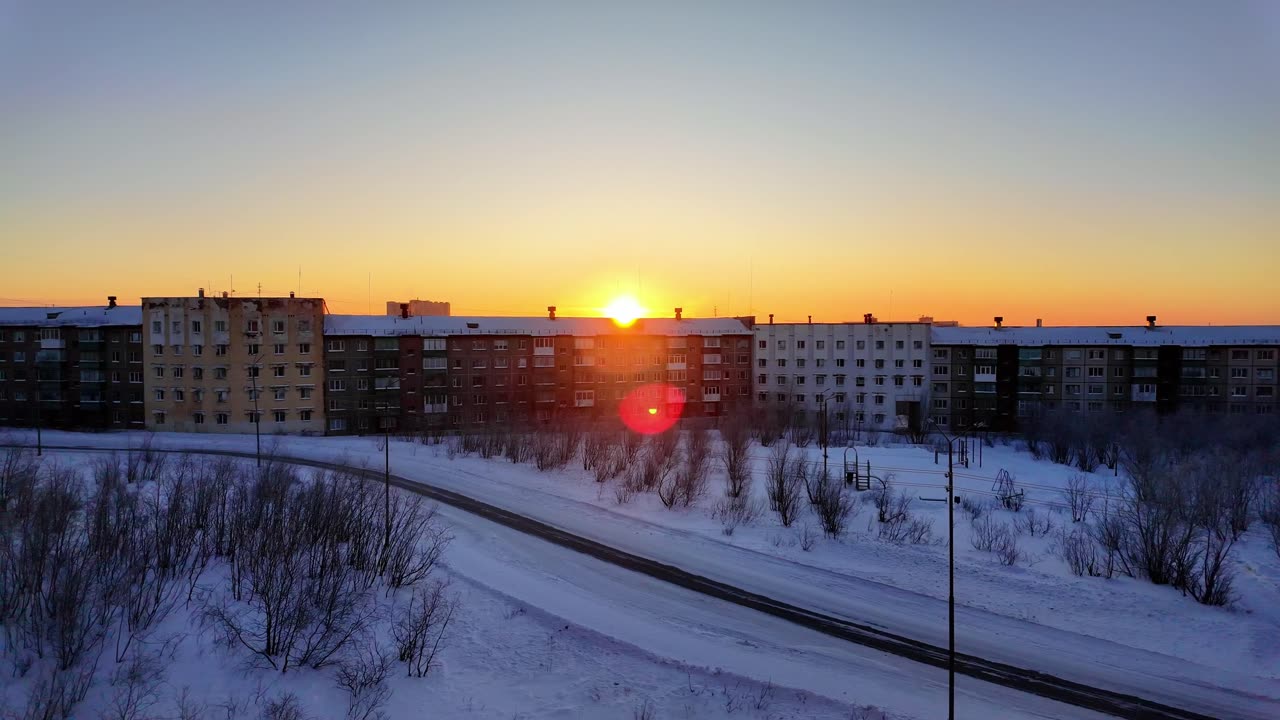 Sunrise in Vorkuta #1