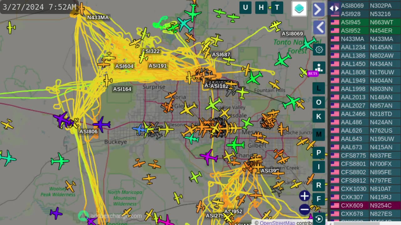 BirdNaziPac Skywest N5356X N745PA N4177L N979C N925PA N424PA N4188T N428PA