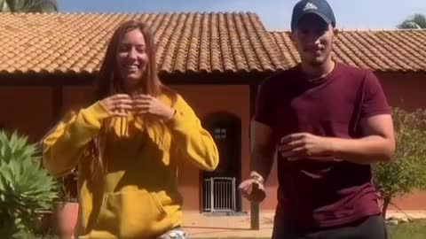 wife forces husband to dance tiktok