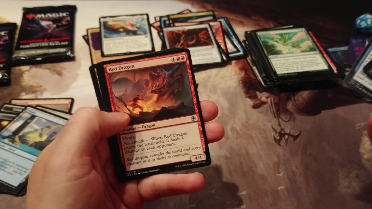 Magic: The Gathering Dungeons & Dragons: Adventures in the Forgotten Realms Prerelease Pack opening