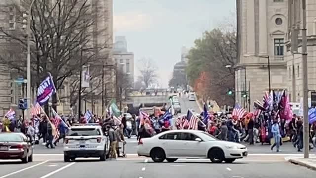 Patriots March For Trump in Washington DC