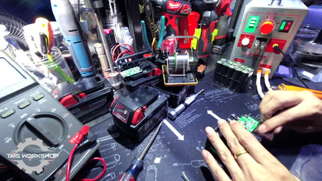 Milwaukee M18 Generic Battery Build (Merakit Batere M18 Milwaukee dengan Rangkaian Paket KW)