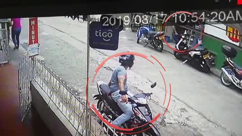 Video: Hombre disparó contra la Policía para evitar ser capturado en Floridablanca