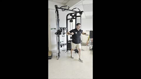 Cable chest press