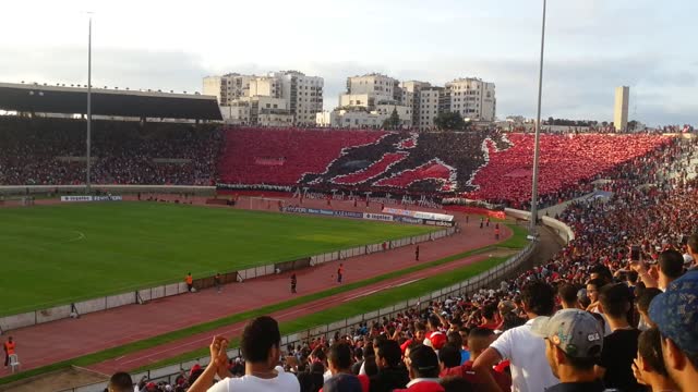 Tifo wac wydad 2014