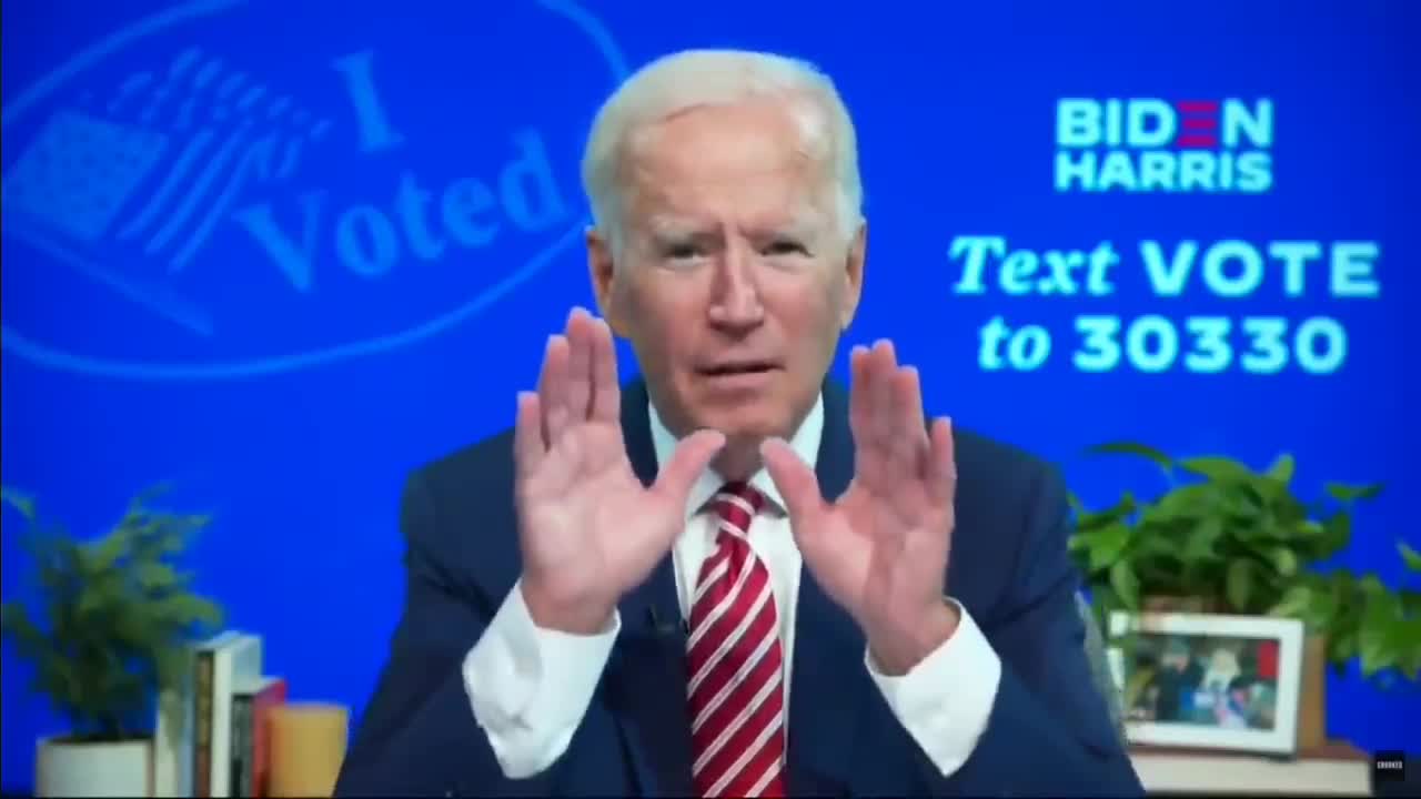 Joe Biden admits the Democrats are undertaking the largest voter fraud operation in history