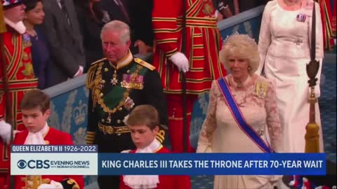 King Charles III takes the throne