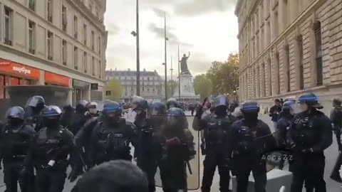 France Sends Police To Quash Peaceful Pro-Palestine Protests