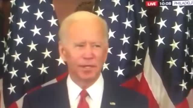 Biden States "Thousands of Innocent Protesters were Arrested"