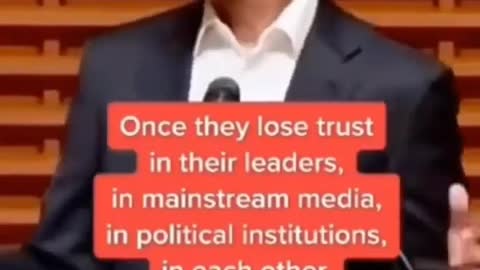 Listen to exactly what Obama did, and is now happy to him and his fake government
