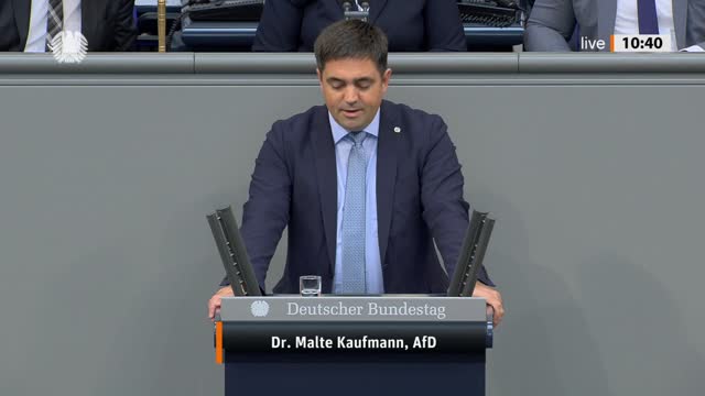 Dr. Malte Kaufmann Rede vom 21.10.2022 - Deutschlands Rohstoffabhängigkeit