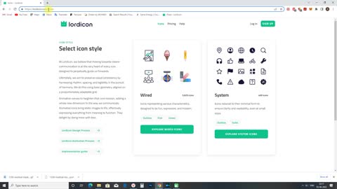 ICON ANIMATION WEBSITE