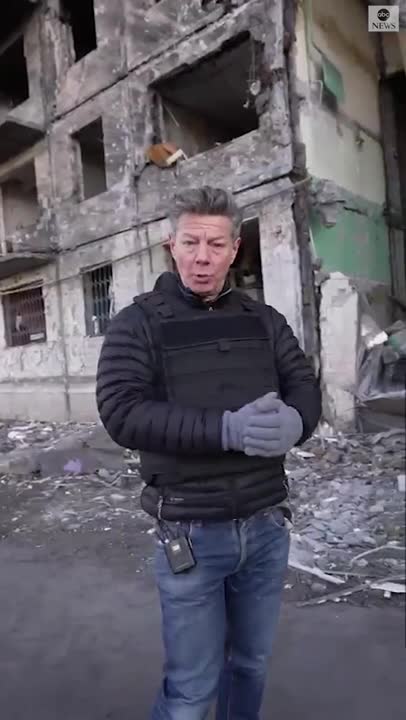 Ian Pannell reports from site of suspected Russian missile attack