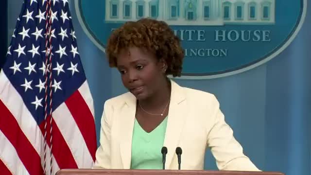 WATCH: Press Sec. Fumbles Again When Reporter Uses Biden’s Own Words on Recession
