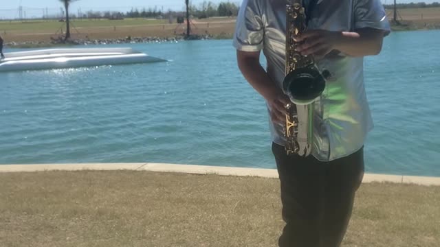 Performance Collage: Saxophone Musician Performer Entertainer