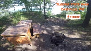 Tentrr camping Lake Huron, MI