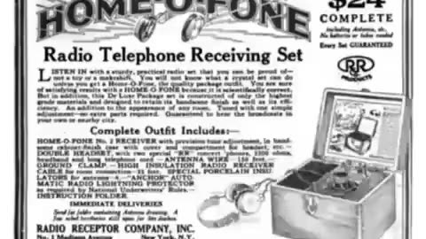 ADVERTISEMENT SHOWING PEOPLE USING CELL PHONES IN THE EARLY 1900'S (YES THEY EXISTED)