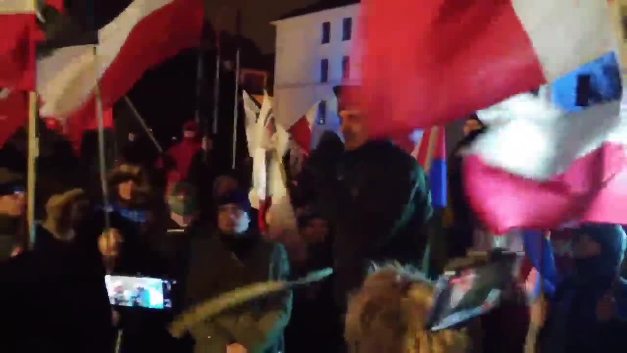 Bydgoszcz Stary Rynek przemowa Wojciecha 29.01.2022