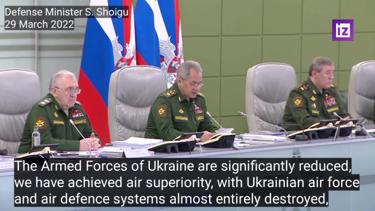 Minister of Defense briefing - 29 March