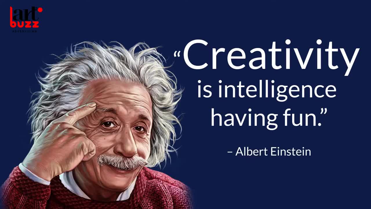 quotesoftheday Quotes on Creativity ArtBuzz_Advert Albert Einstein