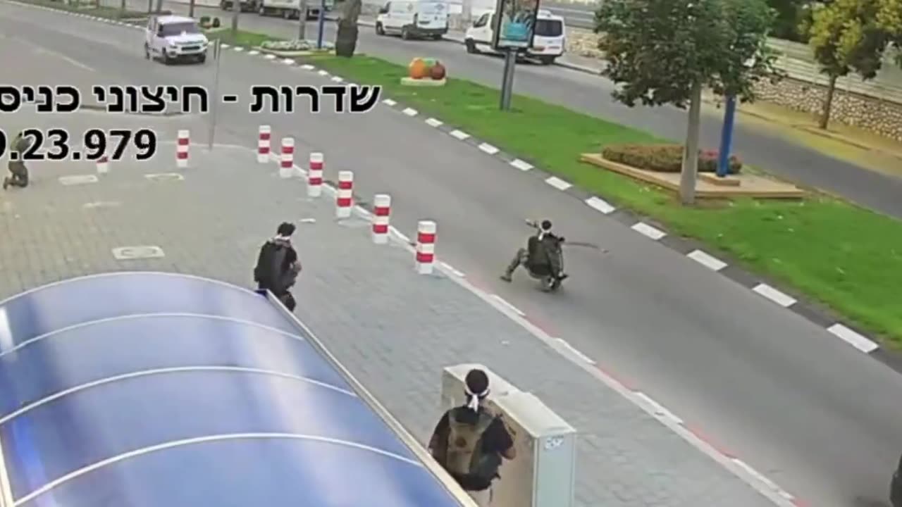Hamas fired a RPG at an ambulance on October 7th 2023