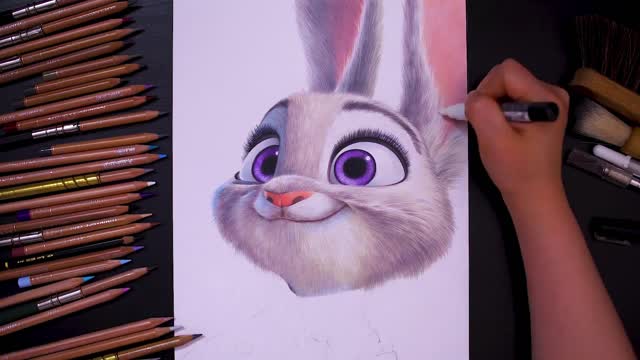 Draw Judy A Blue Tie