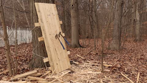 I Stuck The Landing (axe throwing)