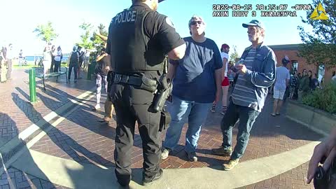 Port Townsend Antifa, Men In Black Officer Cam Footage August 15th 2022 Amy Sousa Press Conference.