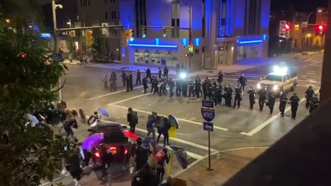 Rochester Police Fire Pepper Balls At BLM And Antifa Rioters Before Making Arrests